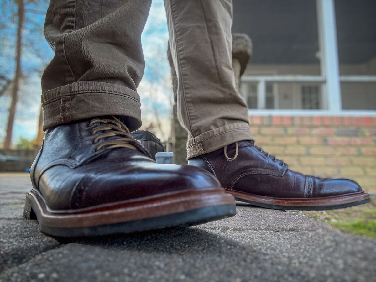 Photo by MaticEsq on January 12, 2026 of the Parkhurst The Delaware in Horween Color 8 Dublin.