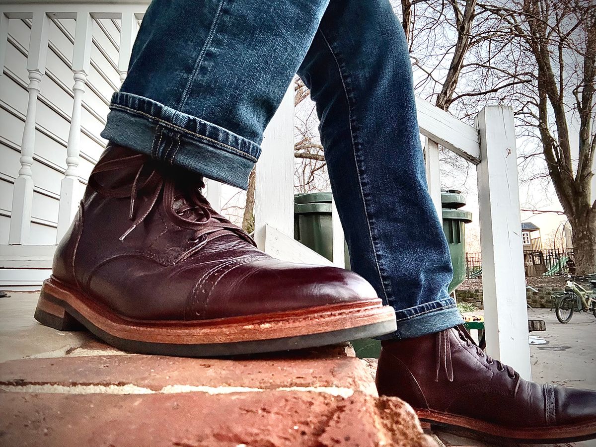 Photo by MaticEsq on January 19, 2026 of the Parkhurst The Delaware in Horween Color 8 Dublin.