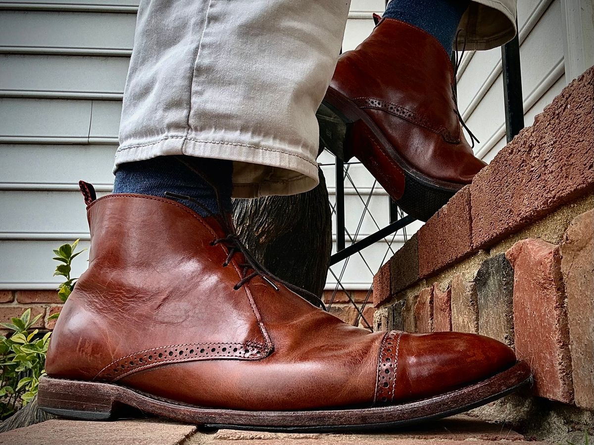Photo by MaticEsq on February 25, 2026 of the Allen Edmonds Bleecker Street in Dark Chili Calfskin.