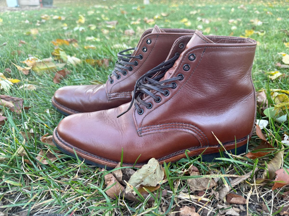 Photo by angeloa0072 on November 5, 2025 of the Red Wing Williston 9435 in S.B. Foot Teak Featherstone.