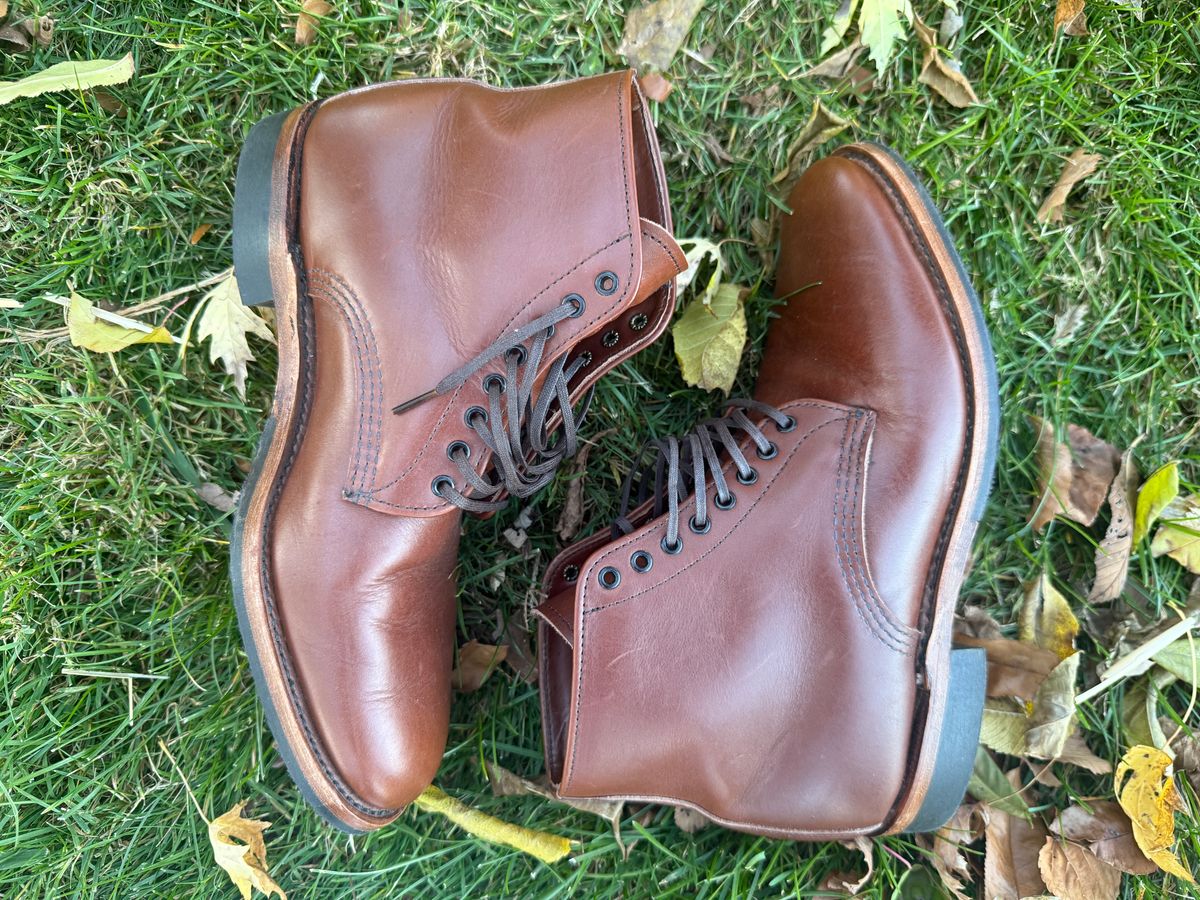 Photo by angeloa0072 on November 5, 2025 of the Red Wing Williston 9435 in S.B. Foot Teak Featherstone.