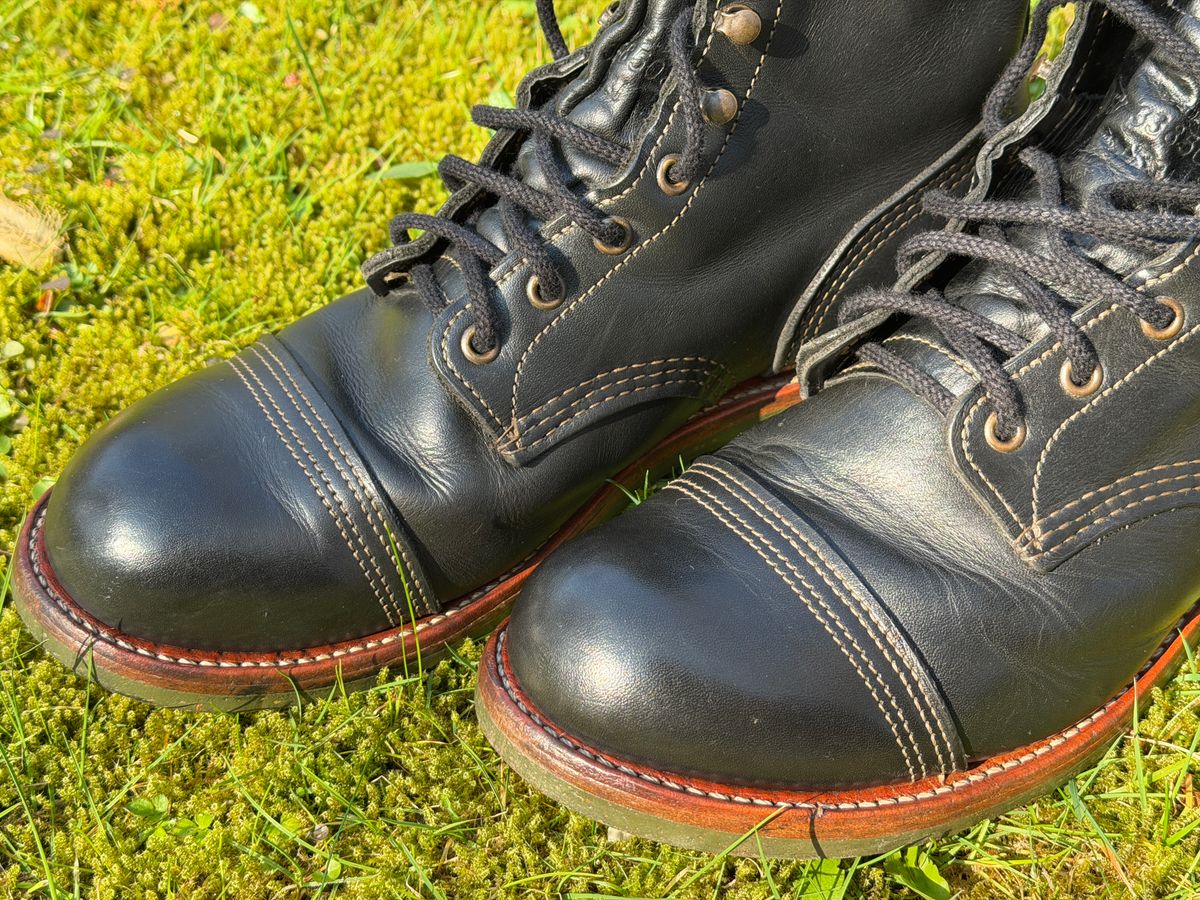 Photo by Tom on March 22, 2026 of the Red Wing 4331 Iron Ranger in S.B. Foot Black Harness.