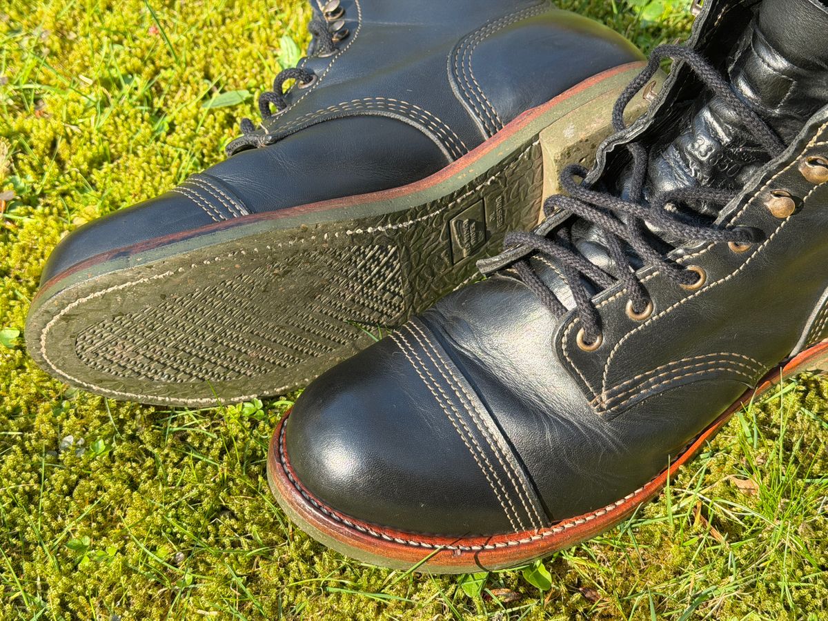 Photo by Tom on March 22, 2026 of the Red Wing 4331 Iron Ranger in S.B. Foot Black Harness.