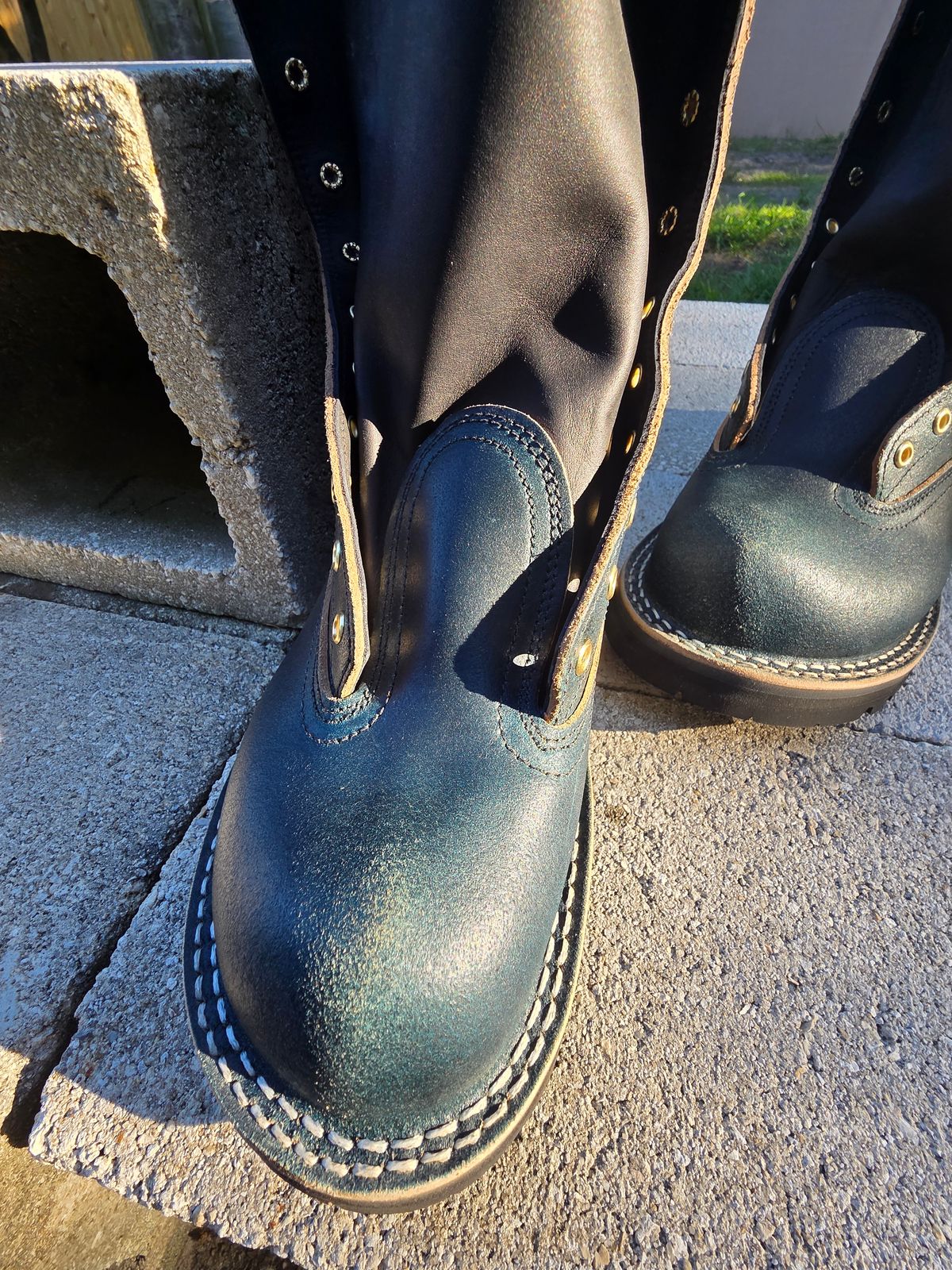 Photo by 83cane on June 11, 2026 of the Nicks Gamebreaker in Horween Pacific Waxed Flesh.
