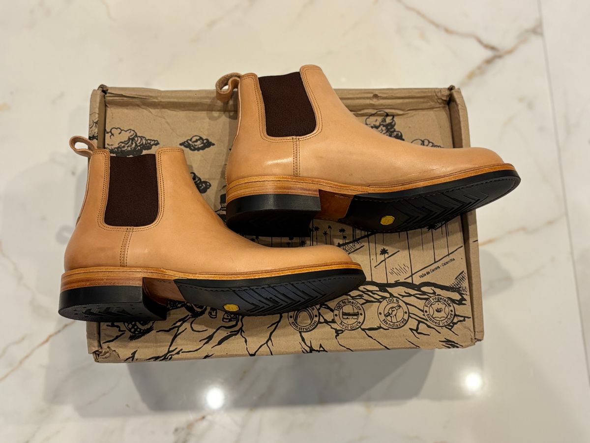 Photo by StitchedNeat on September 29, 2025 of the Bordon Isidro in Wickett & Craig Natural Veg Tan.