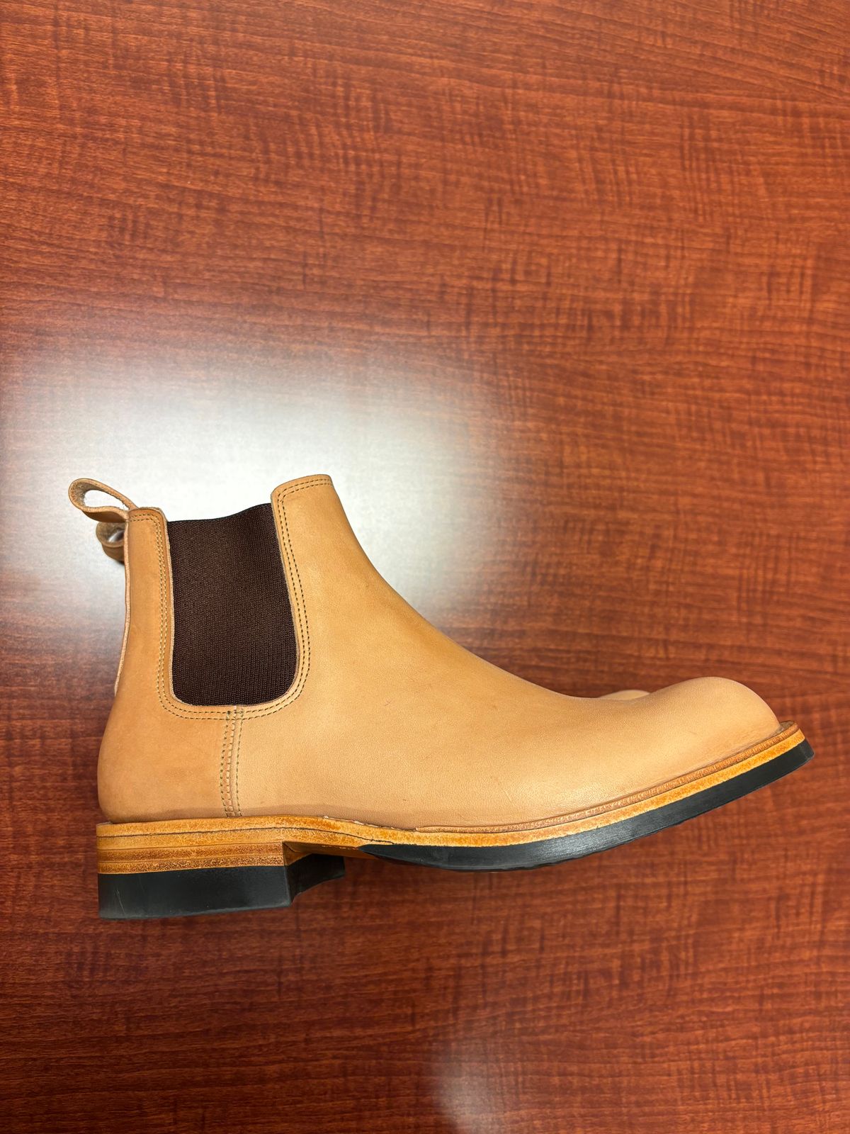 Photo by StitchedNeat on October 1, 2025 of the Bordon Isidro in Wickett & Craig Natural Veg Tan.