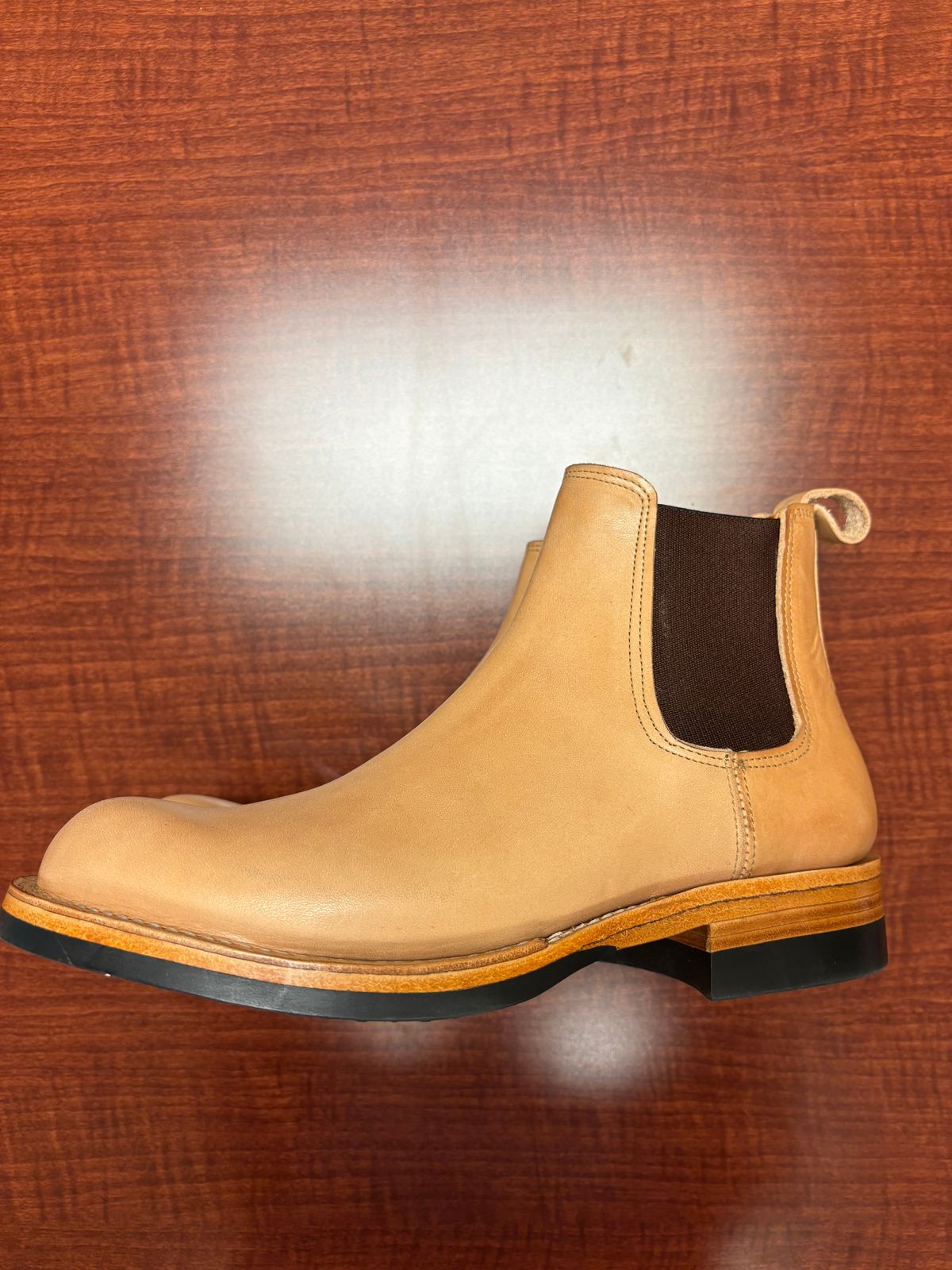 Photo by StitchedNeat on October 1, 2025 of the Bordon Isidro in Wickett & Craig Natural Veg Tan.