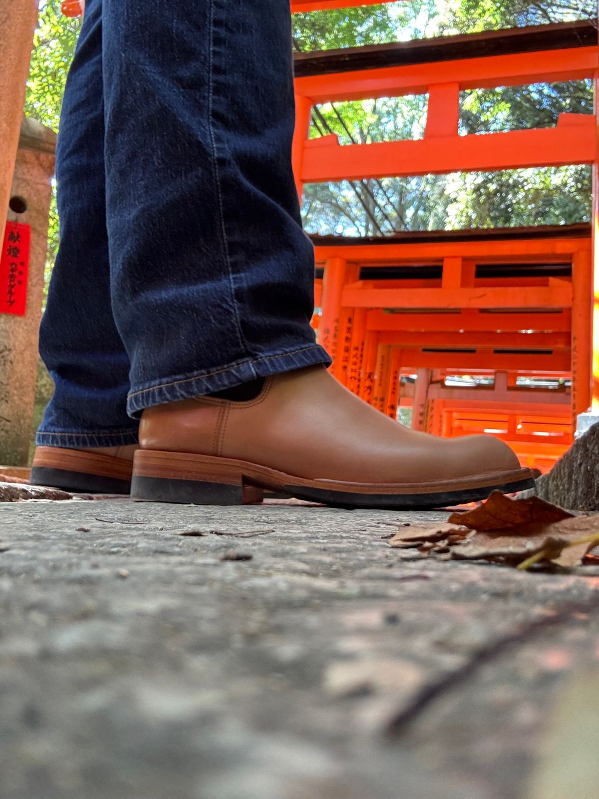 Photo by StitchedNeat on October 9, 2025 of the Bordon Isidro in Wickett & Craig Natural Veg Tan.