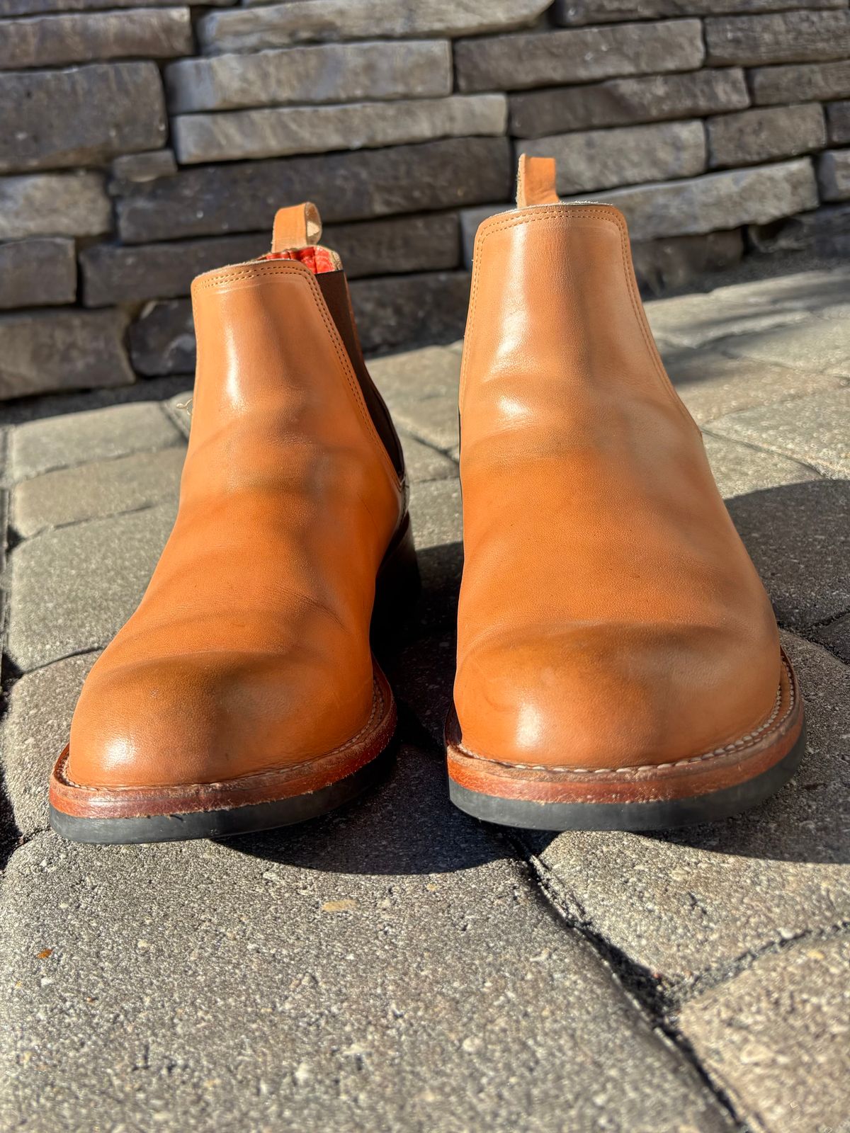 Photo by StitchedNeat on November 1, 2025 of the Bordon Isidro in Wickett & Craig Natural Veg Tan.