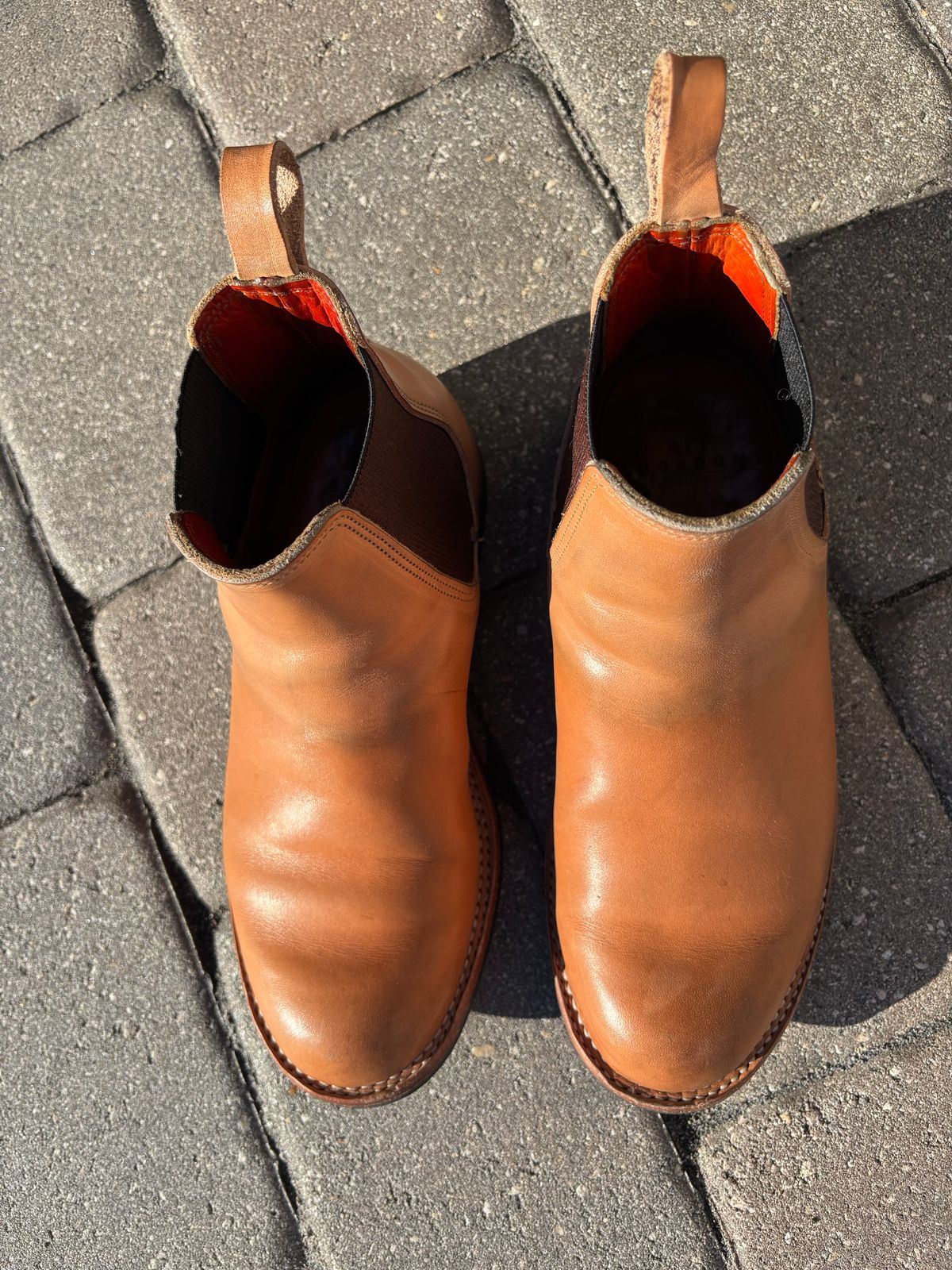 Photo by StitchedNeat on November 1, 2025 of the Bordon Isidro in Wickett & Craig Natural Veg Tan.