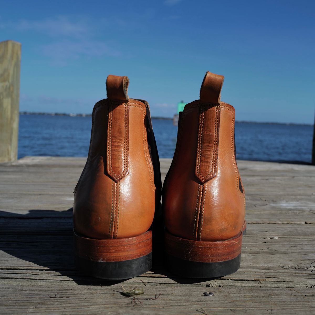 Photo by StitchedNeat on December 1, 2025 of the Bordon Isidro in Wickett & Craig Natural Veg Tan.