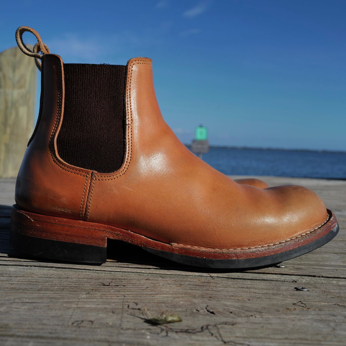 Photo by StitchedNeat on December 1, 2025 of the Bordon Isidro in Wickett & Craig Natural Veg Tan.