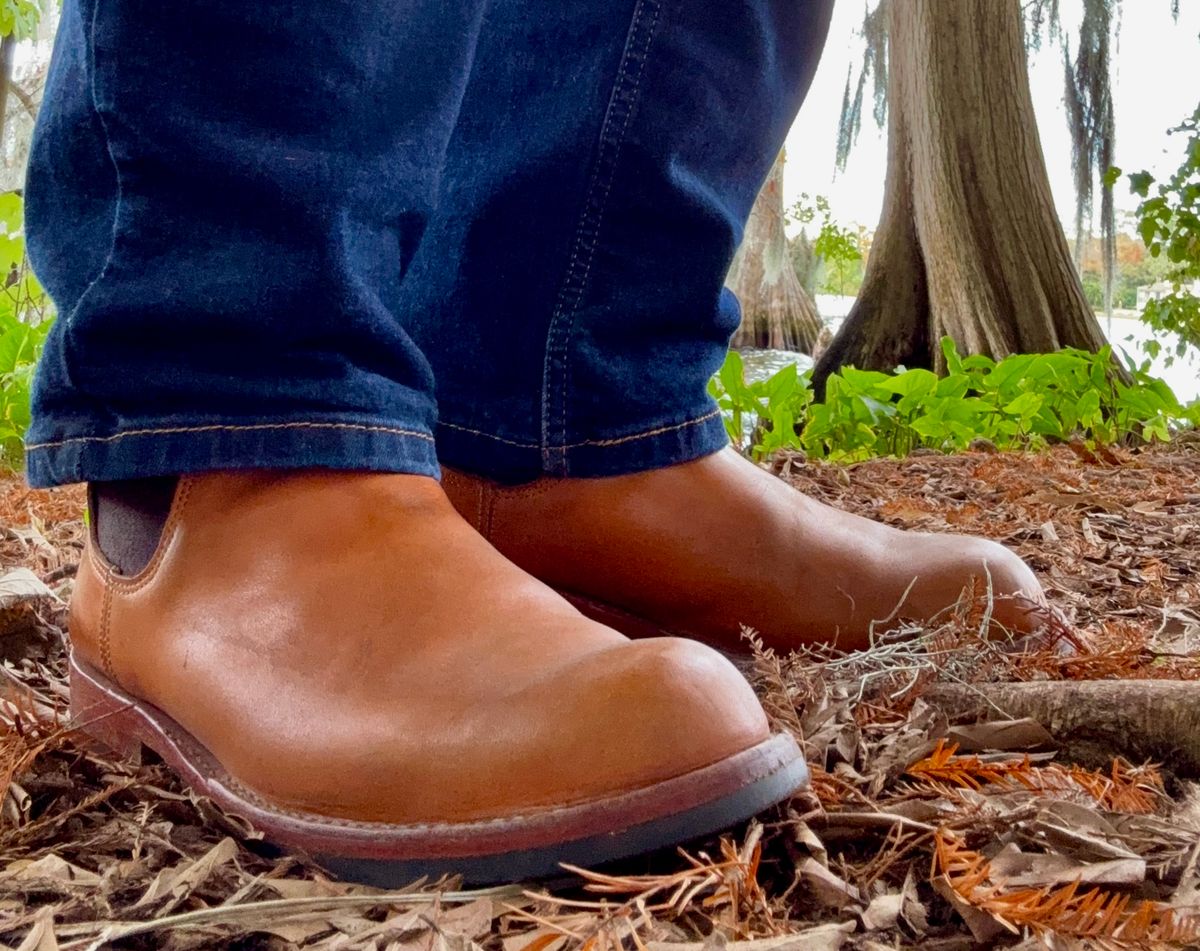 Photo by StitchedNeat on December 30, 2025 of the Bordon Isidro in Wickett & Craig Natural Veg Tan.