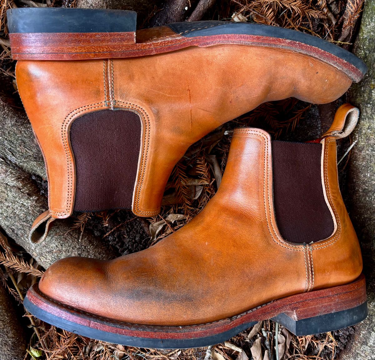 Photo by StitchedNeat on December 30, 2025 of the Bordon Isidro in Wickett & Craig Natural Veg Tan.