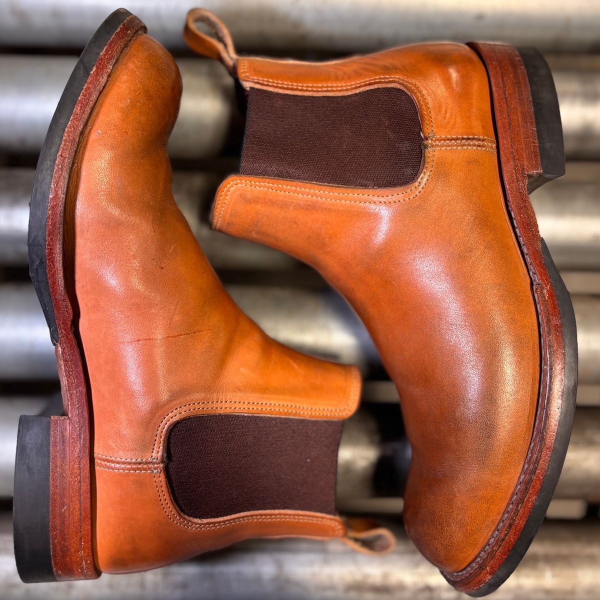 Photo by StitchedNeat on February 5, 2026 of the Bordon Isidro in Wickett & Craig Natural Veg Tan.