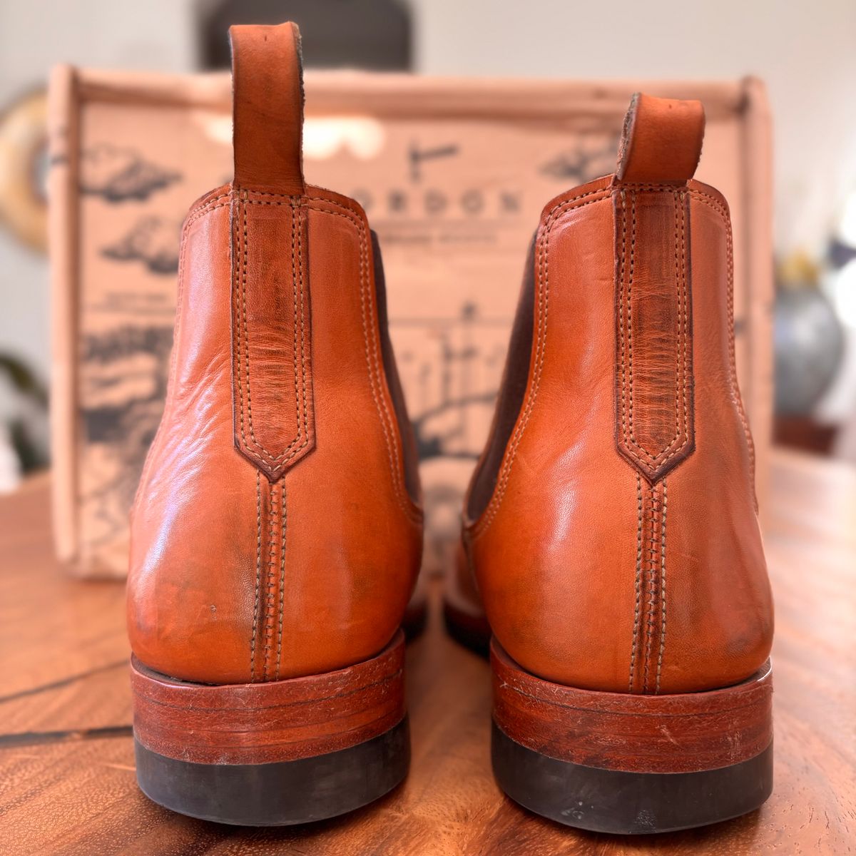 Photo by StitchedNeat on March 5, 2026 of the Bordon Isidro in Wickett & Craig Natural Veg Tan.