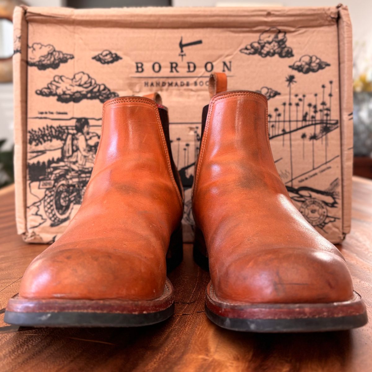 Photo by StitchedNeat on March 5, 2026 of the Bordon Isidro in Wickett & Craig Natural Veg Tan.