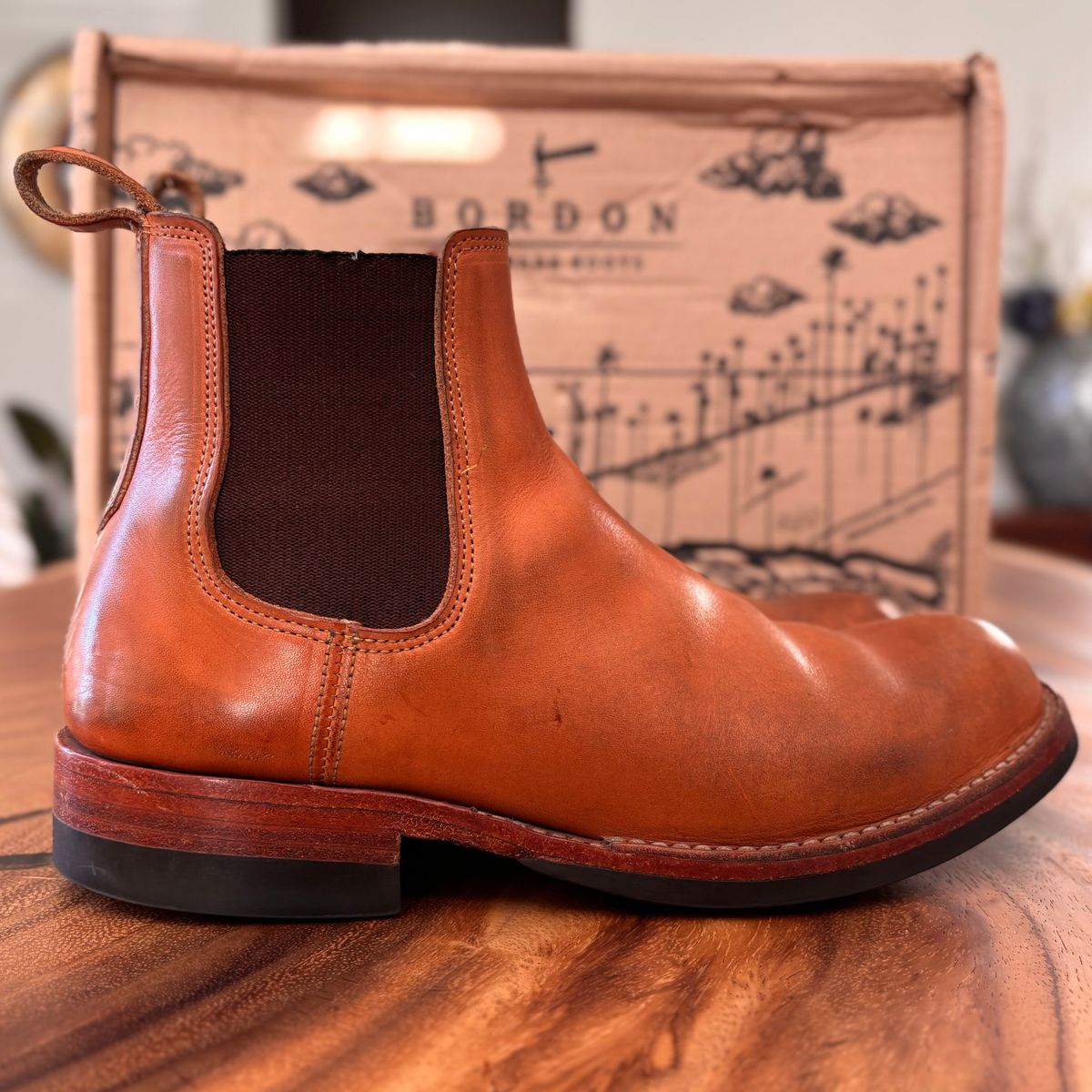 Photo by StitchedNeat on March 5, 2026 of the Bordon Isidro in Wickett & Craig Natural Veg Tan.