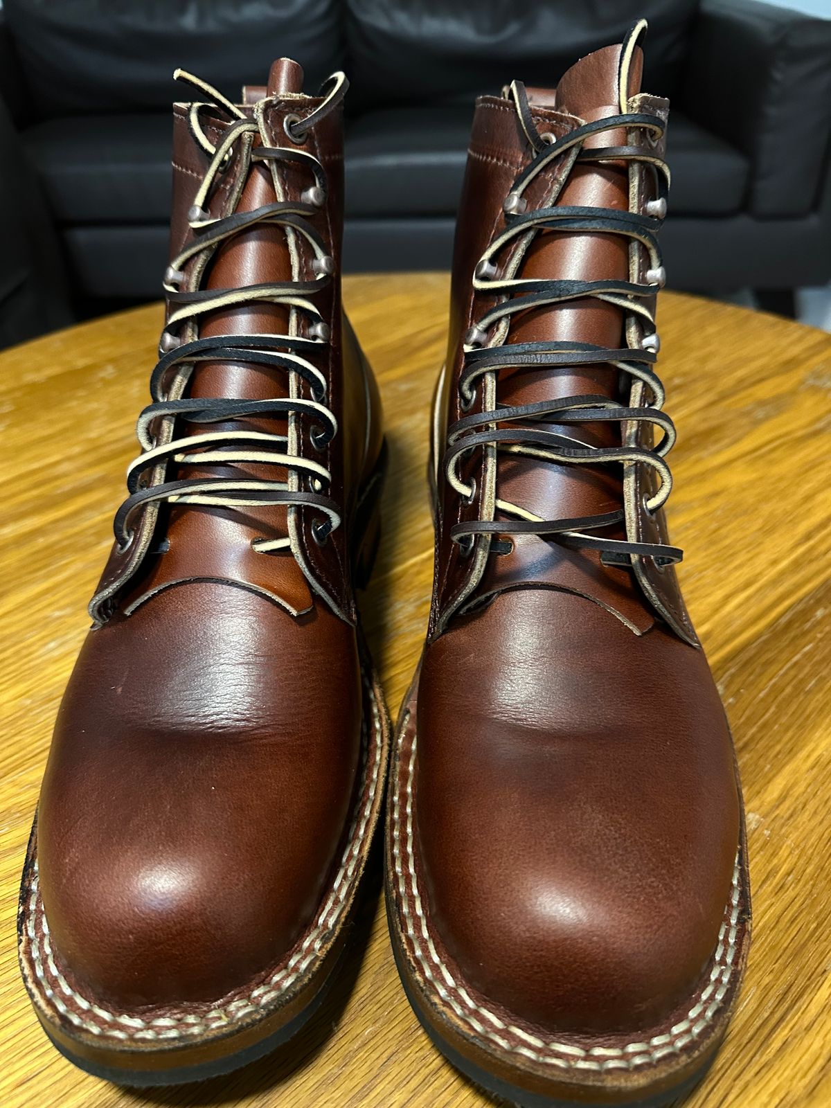 Photo by unagikiller on October 1, 2024 of the White's C350 Cruiser in Seidel British Tan Double Shot.