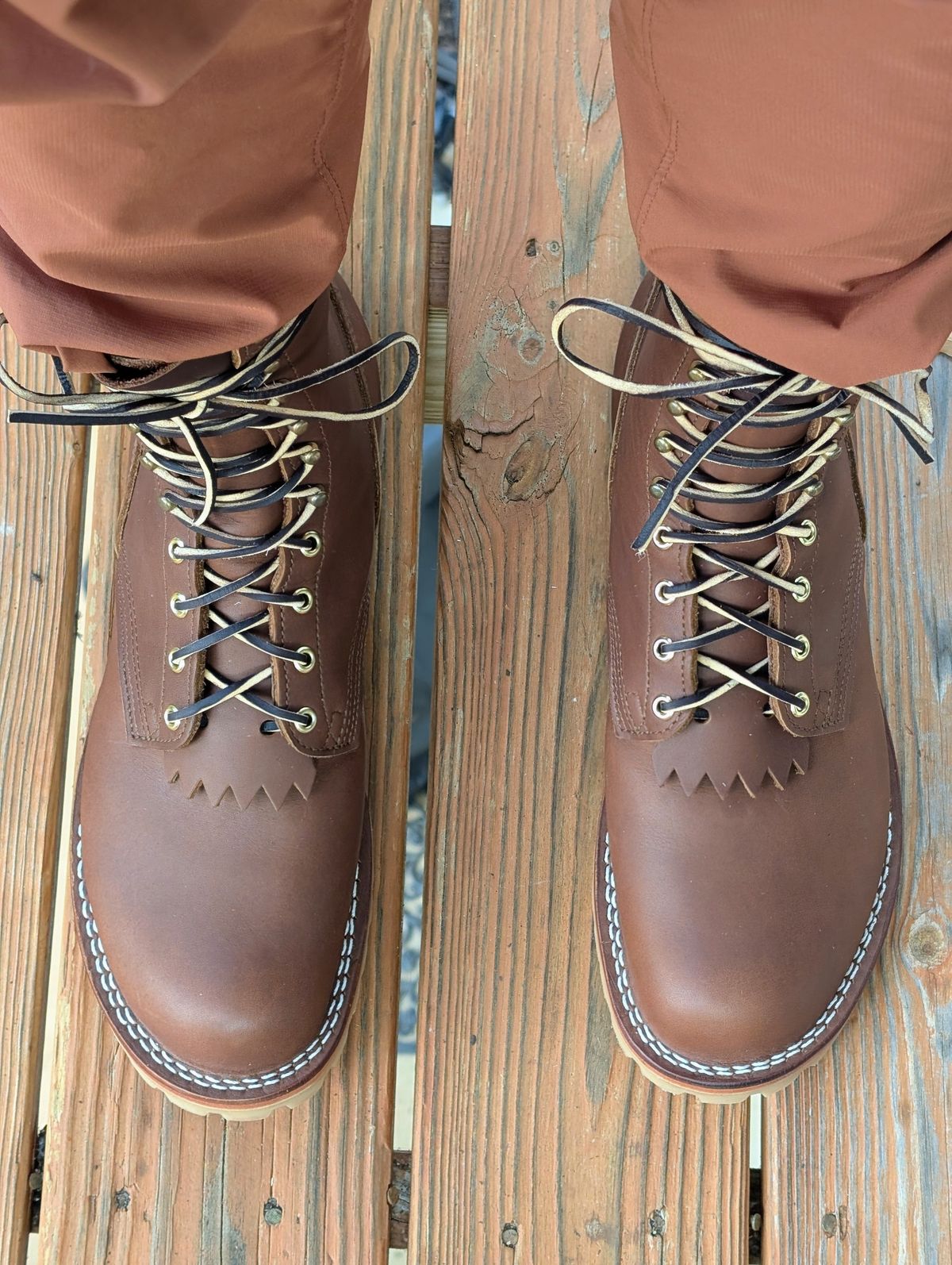 Photo by SteelyDanzig on September 20, 2025 of the Nicks BuilderPro in Seidel 1964 Brown.