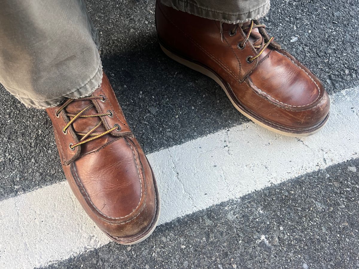Photo by JLL343 on August 23, 2025 of the Red Wing 10877 in Red Wing / S.B. Foot Oro-Iginal.