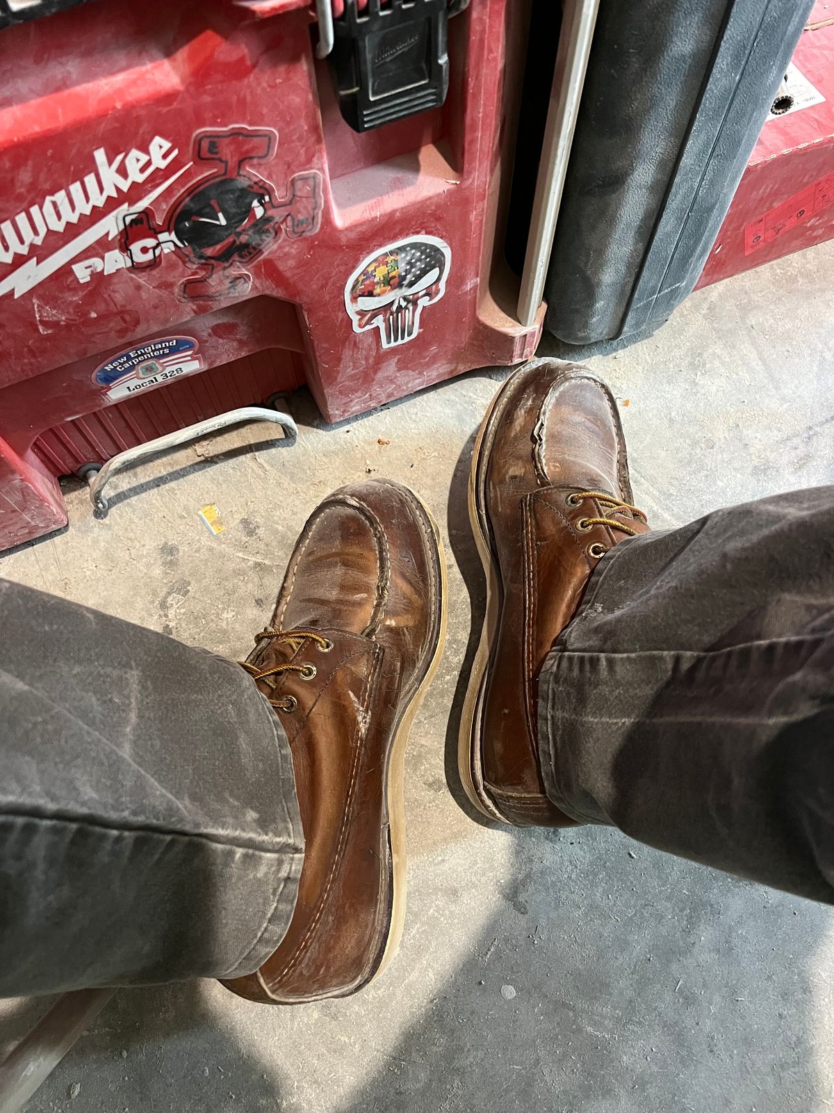 Photo by JLL343 on March 2, 2026 of the Red Wing 10877 in Red Wing / S.B. Foot Oro-Iginal.