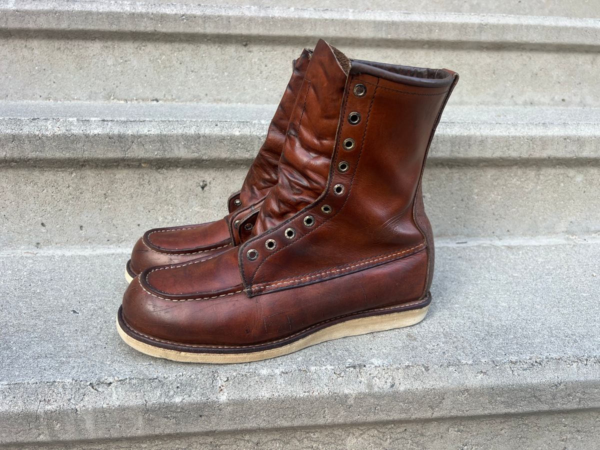 Photo by JLL343 on August 12, 2025 of the Red Wing 10877 in Red Wing / S.B. Foot Oro-Iginal.