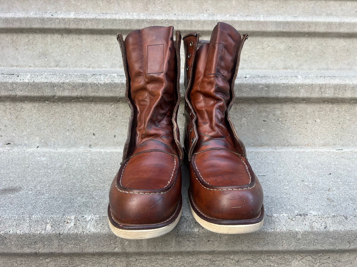 Photo by JLL343 on August 12, 2025 of the Red Wing 10877 in Red Wing / S.B. Foot Oro-Iginal.