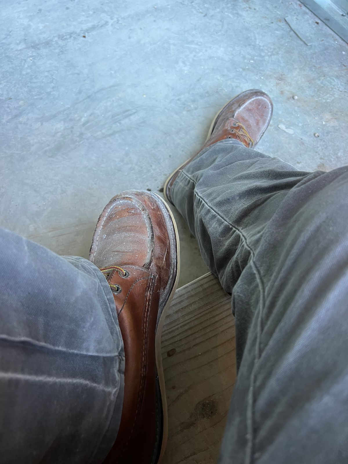 Photo by JLL343 on August 13, 2025 of the Red Wing 10877 in Red Wing / S.B. Foot Oro-Iginal.