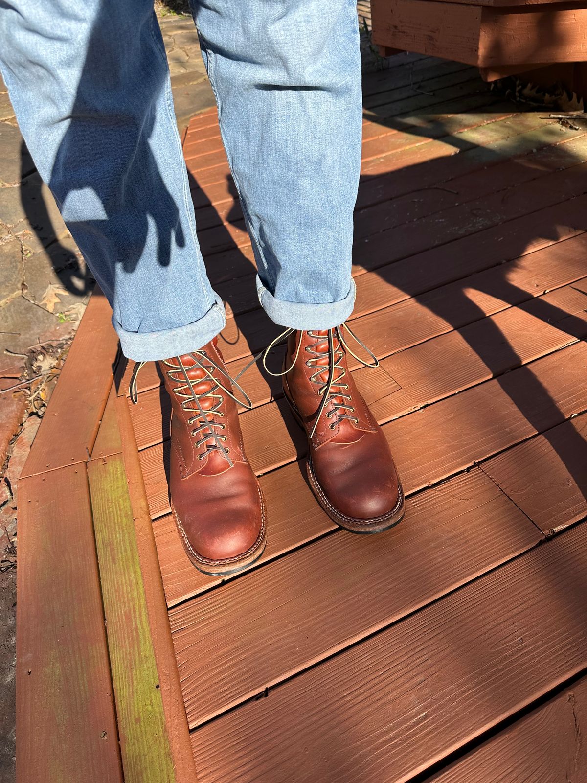 Photo by biggy545 on January 26, 2026 of the White's Farmer/Rancher in Seidel Red Dog Oil Tan.