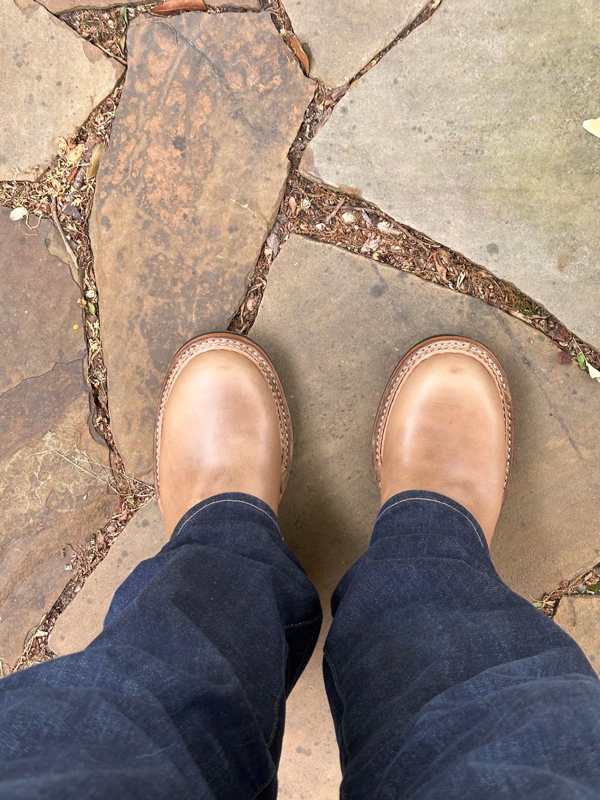 Photo by biggy545 on April 21, 2026 of the White's Nomad Engineer Boots in Horween Natural Chromexcel.