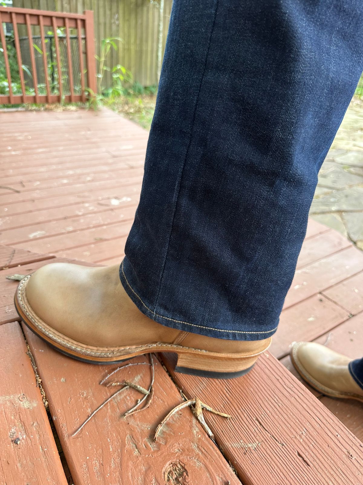 Photo by biggy545 on April 21, 2026 of the White's Nomad Engineer Boots in Horween Natural Chromexcel.
