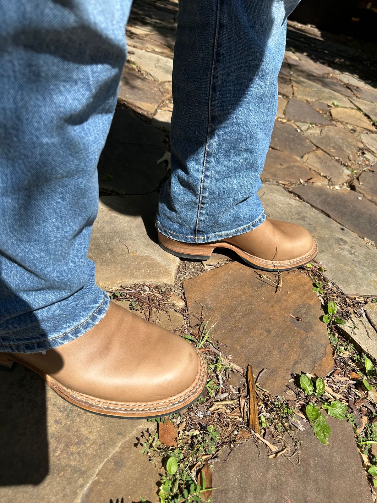 Photo by biggy545 on May 4, 2026 of the White's Nomad Engineer Boots in Horween Natural Chromexcel.