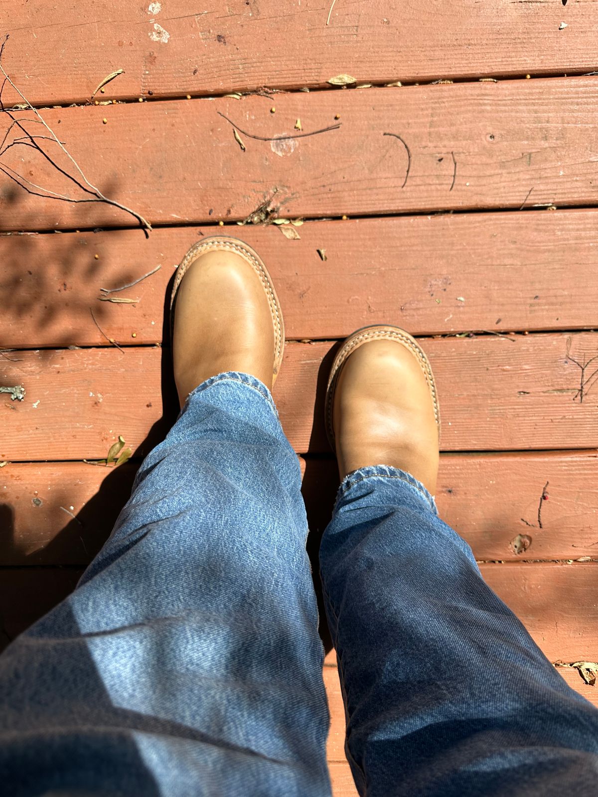 Photo by biggy545 on May 4, 2026 of the White's Nomad Engineer Boots in Horween Natural Chromexcel.