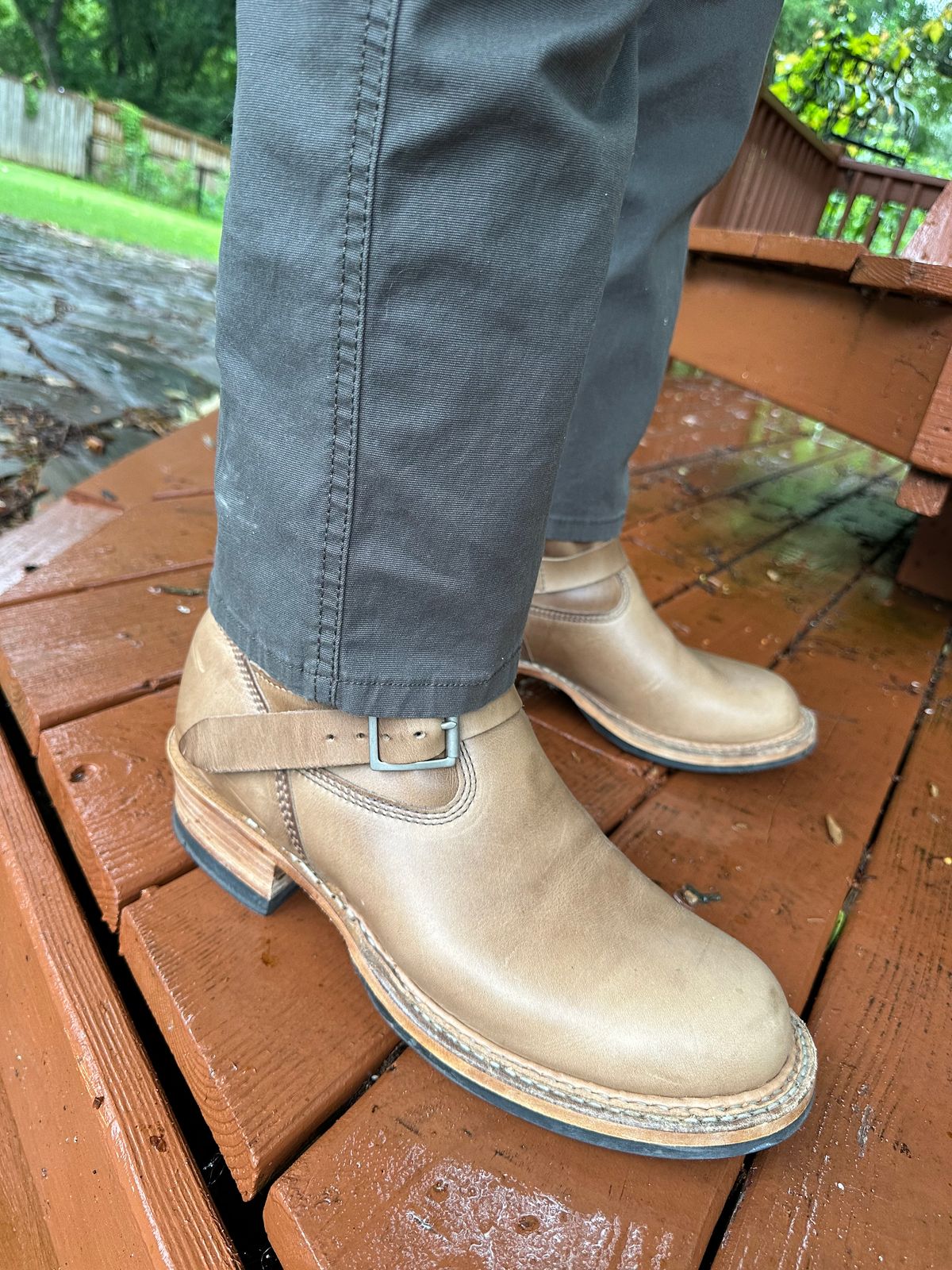 Photo by biggy545 on May 8, 2026 of the White's Nomad Engineer Boots in Horween Natural Chromexcel.