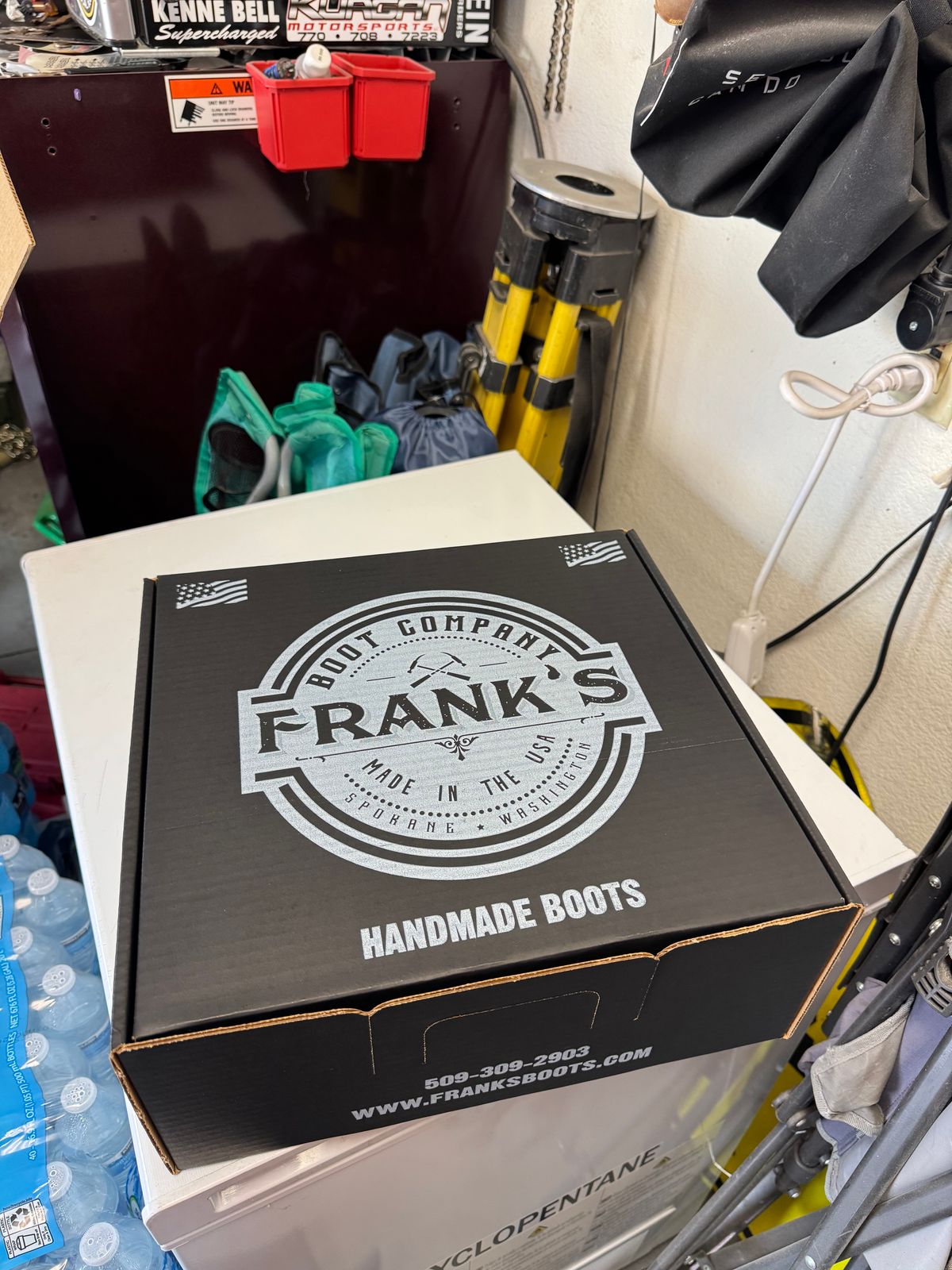 Photo by OrtizConstruction on April 1, 2026 of the Frank's Boots Rainier in Seidel Mocha Oil Tan.