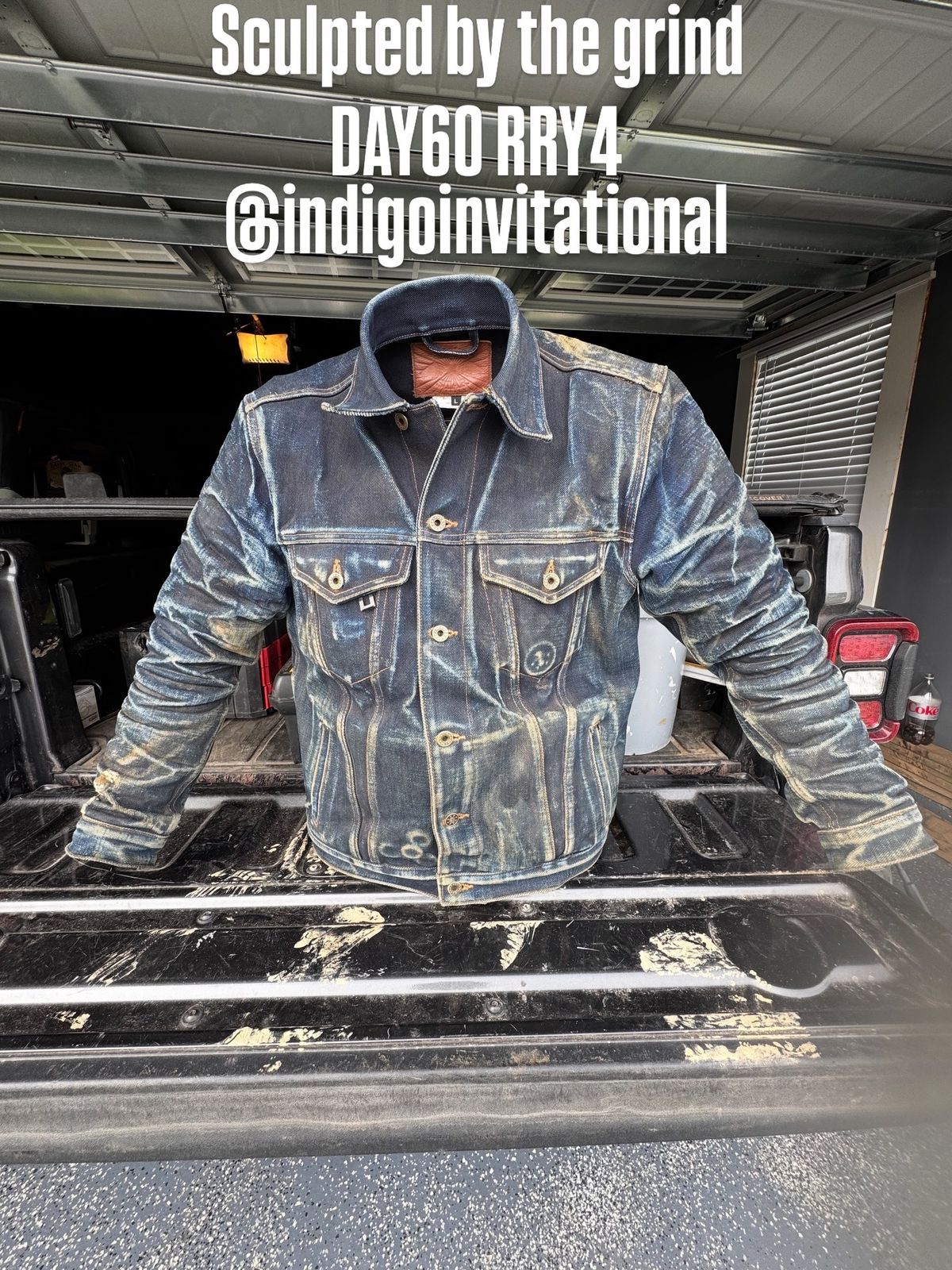 Photo by ericxj99 on March 28, 2026 of the Brave Star Ironside 21.5oz Frankenstein in 22oz Denim.