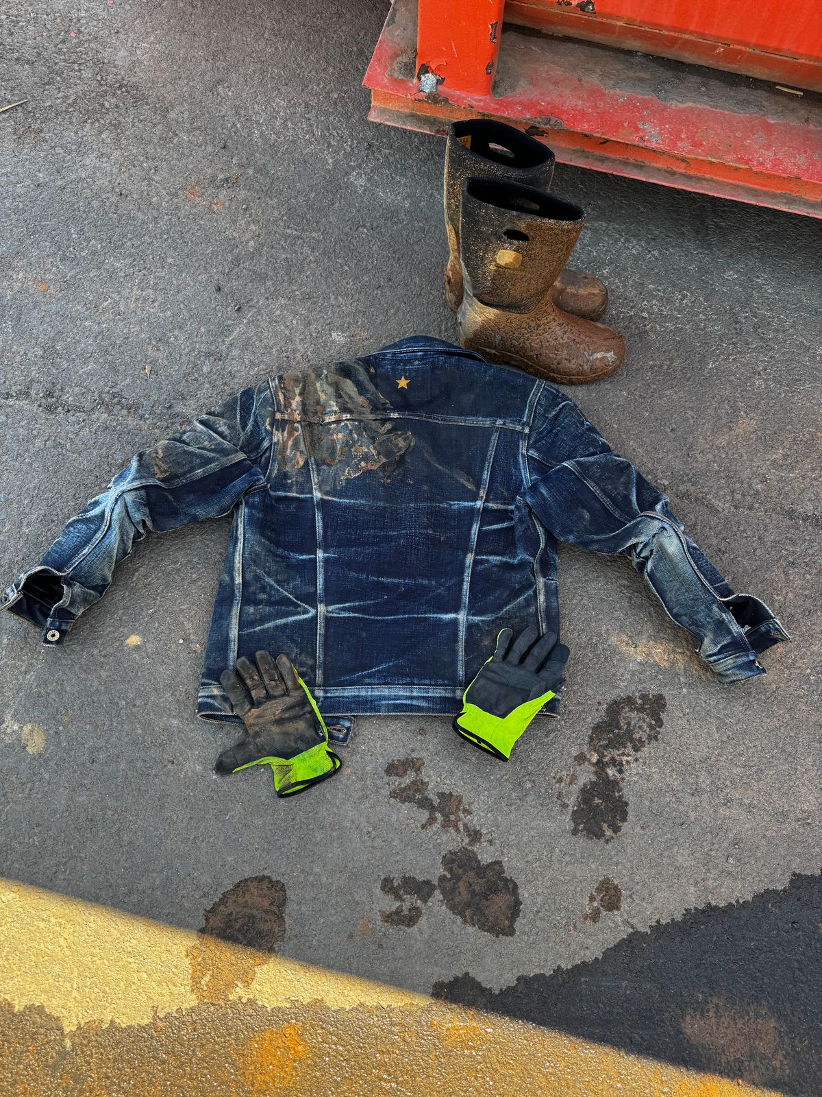 Photo by ericxj99 on May 8, 2026 of the Brave Star Ironside 21.5oz Frankenstein in 22oz Denim.