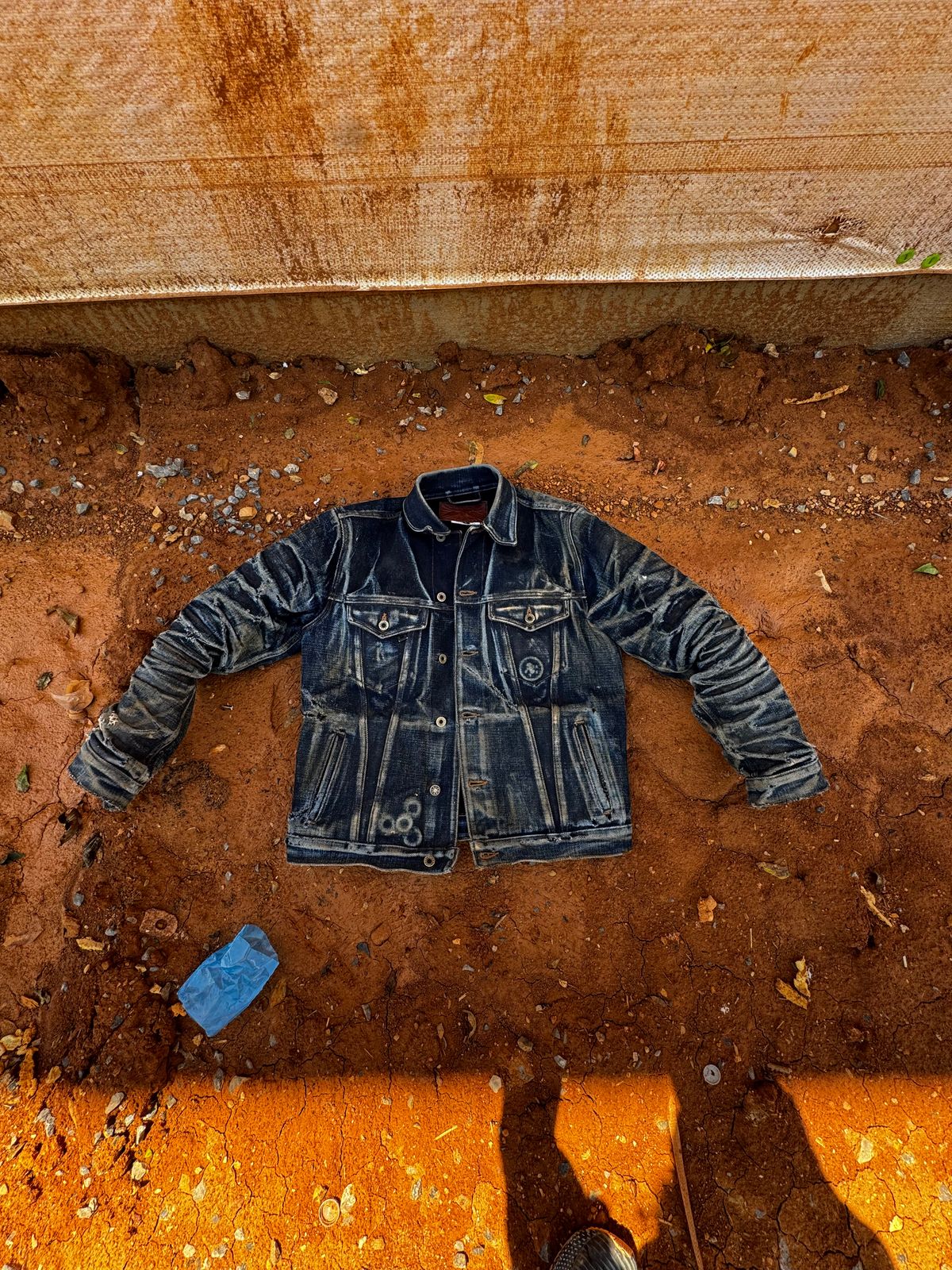 Photo by ericxj99 on June 25, 2026 of the Brave Star Ironside 21.5oz Frankenstein in 22oz Denim.