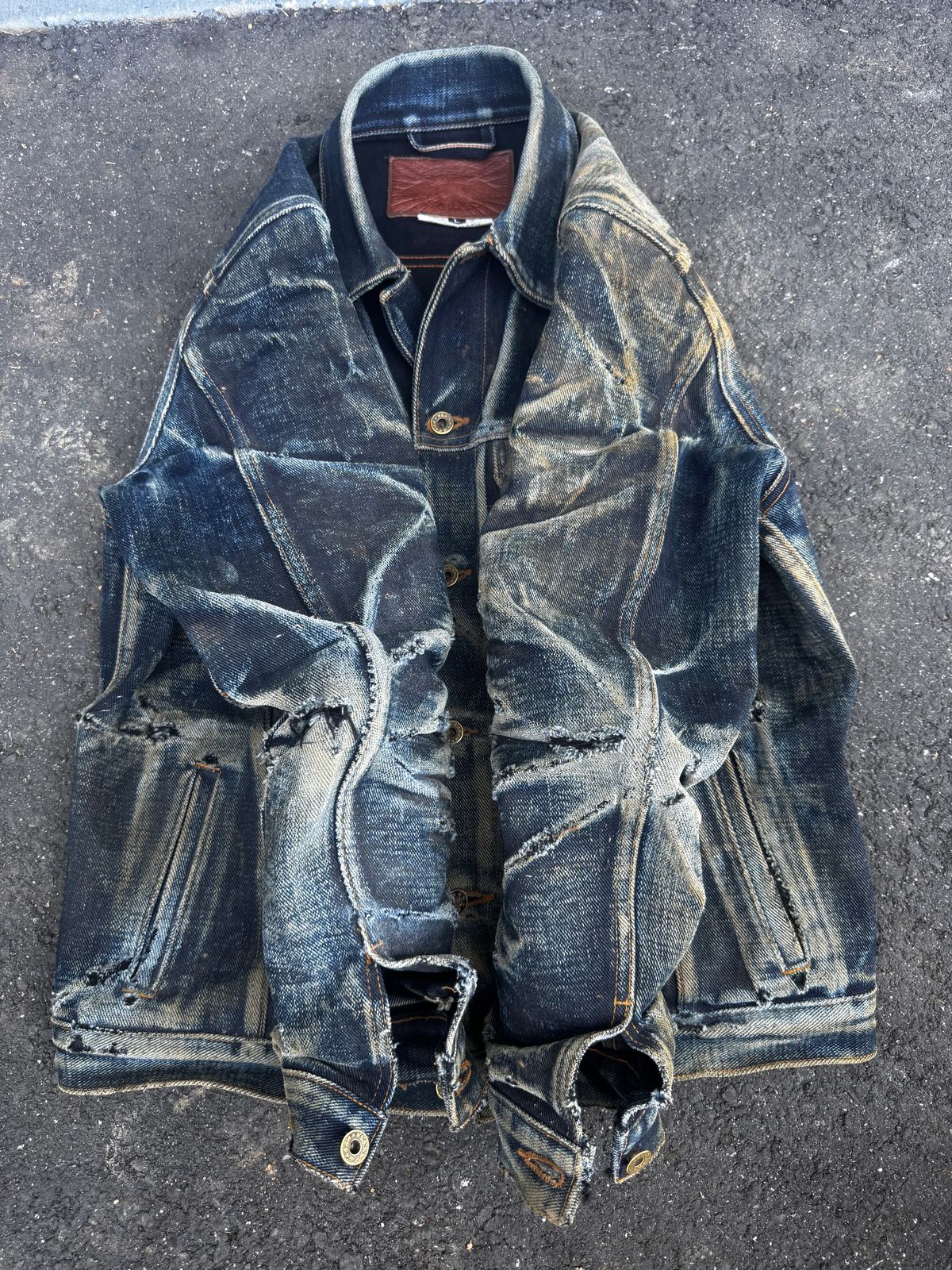 Photo by ericxj99 on July 1, 2026 of the Brave Star Ironside 21.5oz Frankenstein in 22oz Denim.