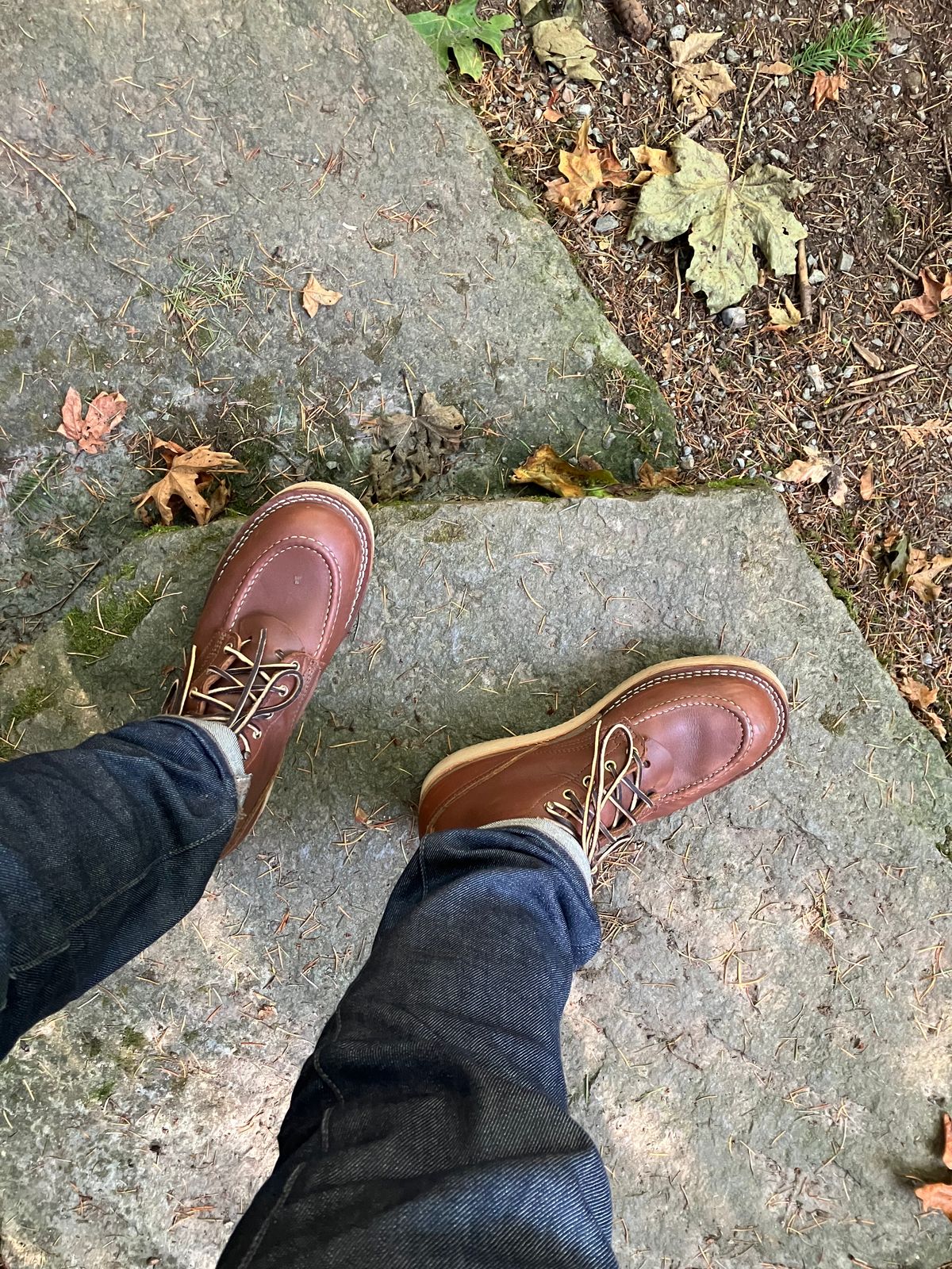 Photo by taylorlong1 on September 25, 2025 of the Nicks Moc Toe in Seidel 1964 Brown.