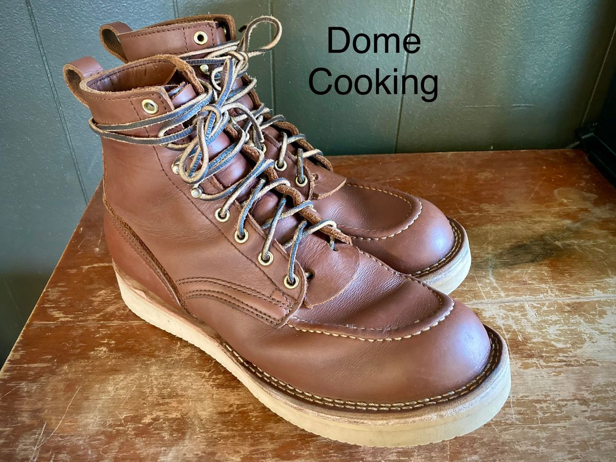 Photo by taylorlong1 on November 2, 2025 of the Nicks Moc Toe in Seidel 1964 Brown.