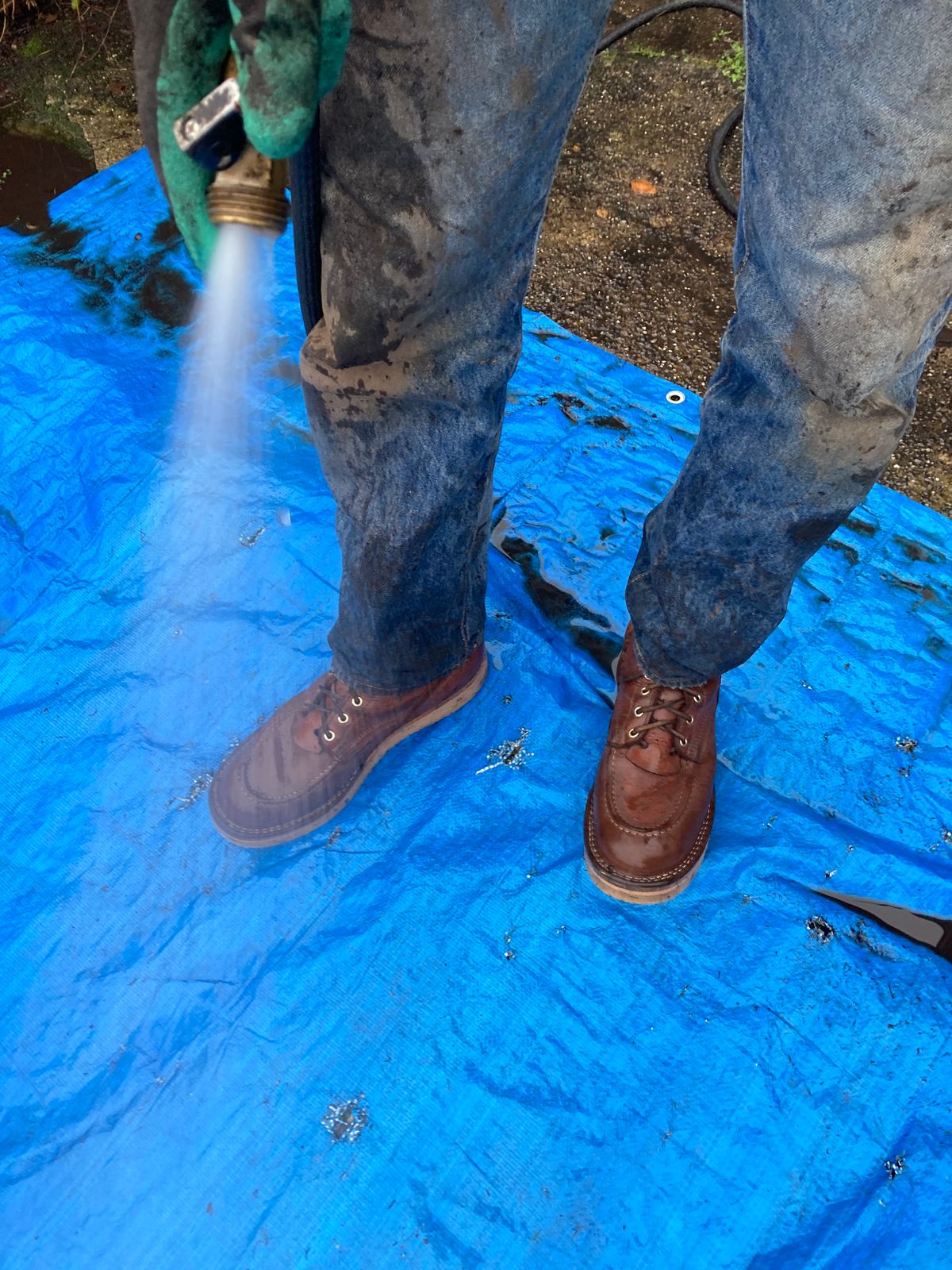 Photo by taylorlong1 on November 17, 2025 of the Nicks Moc Toe in Seidel 1964 Brown.