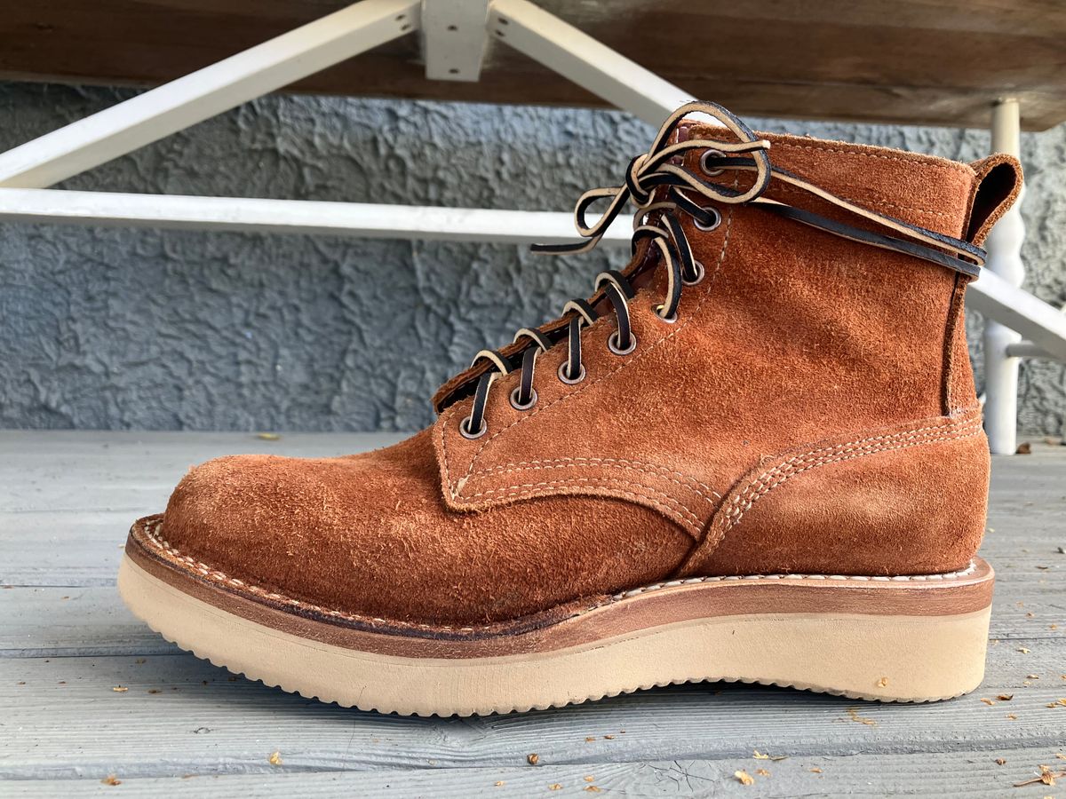Photo by taylorlong1 on October 27, 2025 of the White's C350-CS in Seidel Red Dog Oil Tan Roughout.