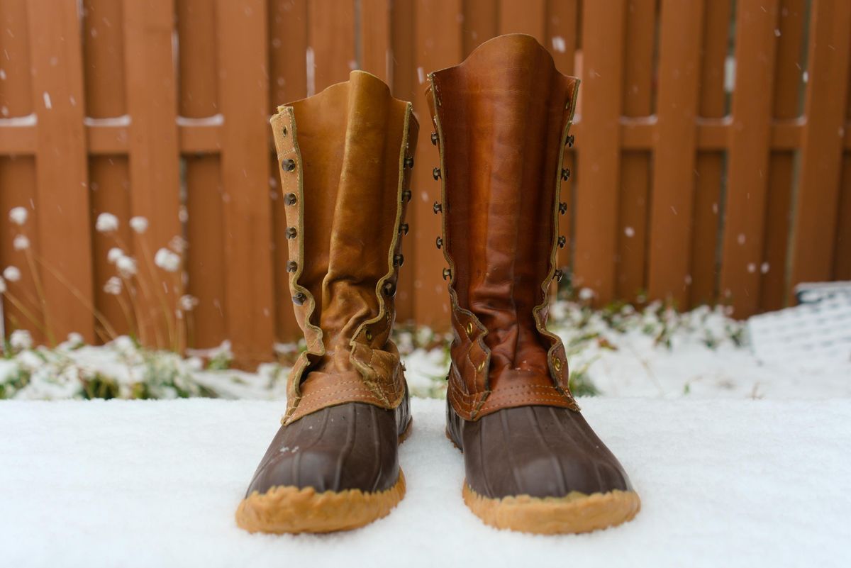 Photo by feetpics on December 5, 2025 of the L.L.Bean Maine Hunting Shoe 12" in Unknown Leather.