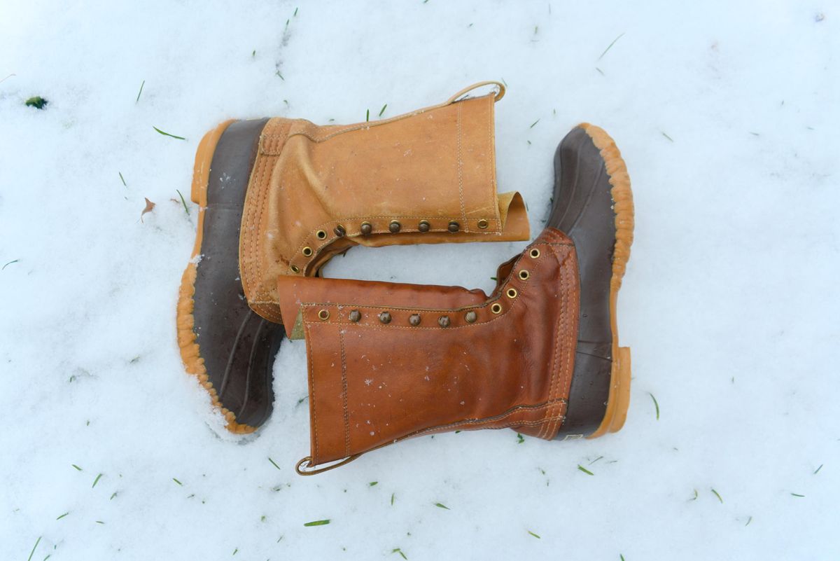 Photo by feetpics on December 5, 2025 of the L.L.Bean Maine Hunting Shoe 12" in Unknown Leather.