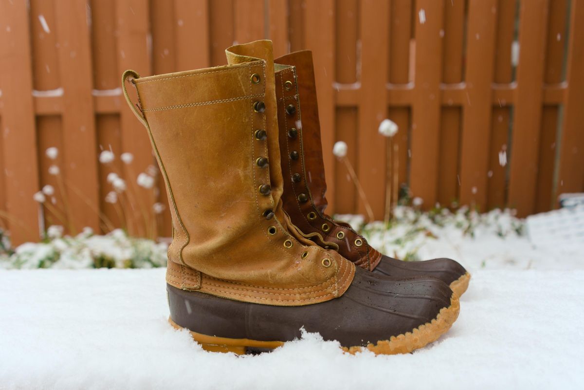 Photo by feetpics on December 5, 2025 of the L.L.Bean Maine Hunting Shoe 12" in Unknown Leather.