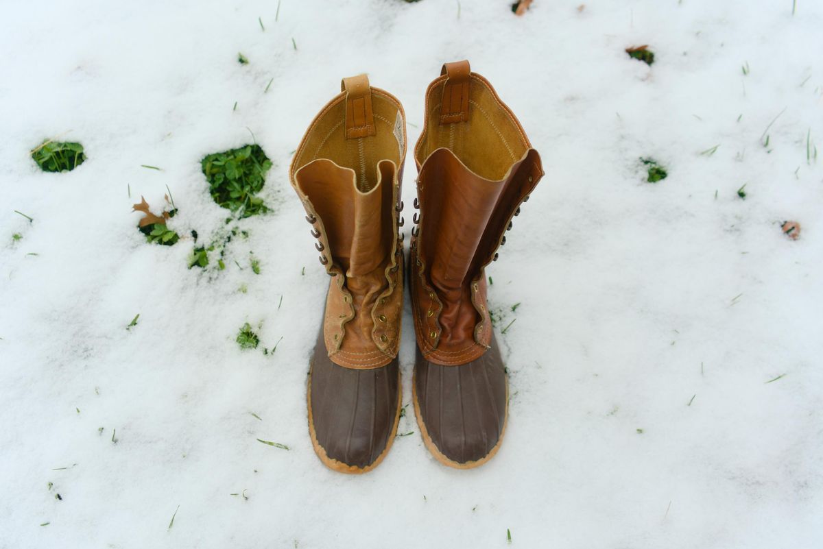 Photo by feetpics on December 5, 2025 of the L.L.Bean Maine Hunting Shoe 12" in Unknown Leather.