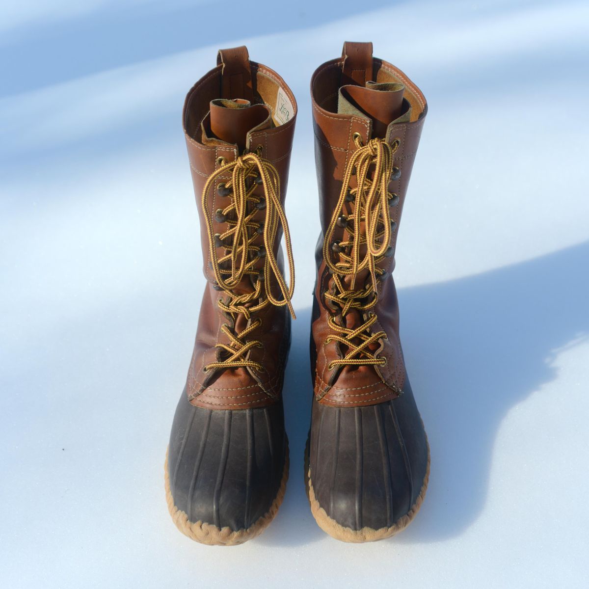 Photo by feetpics on February 1, 2026 of the L.L.Bean Maine Hunting Shoe 12" in Unknown Leather.