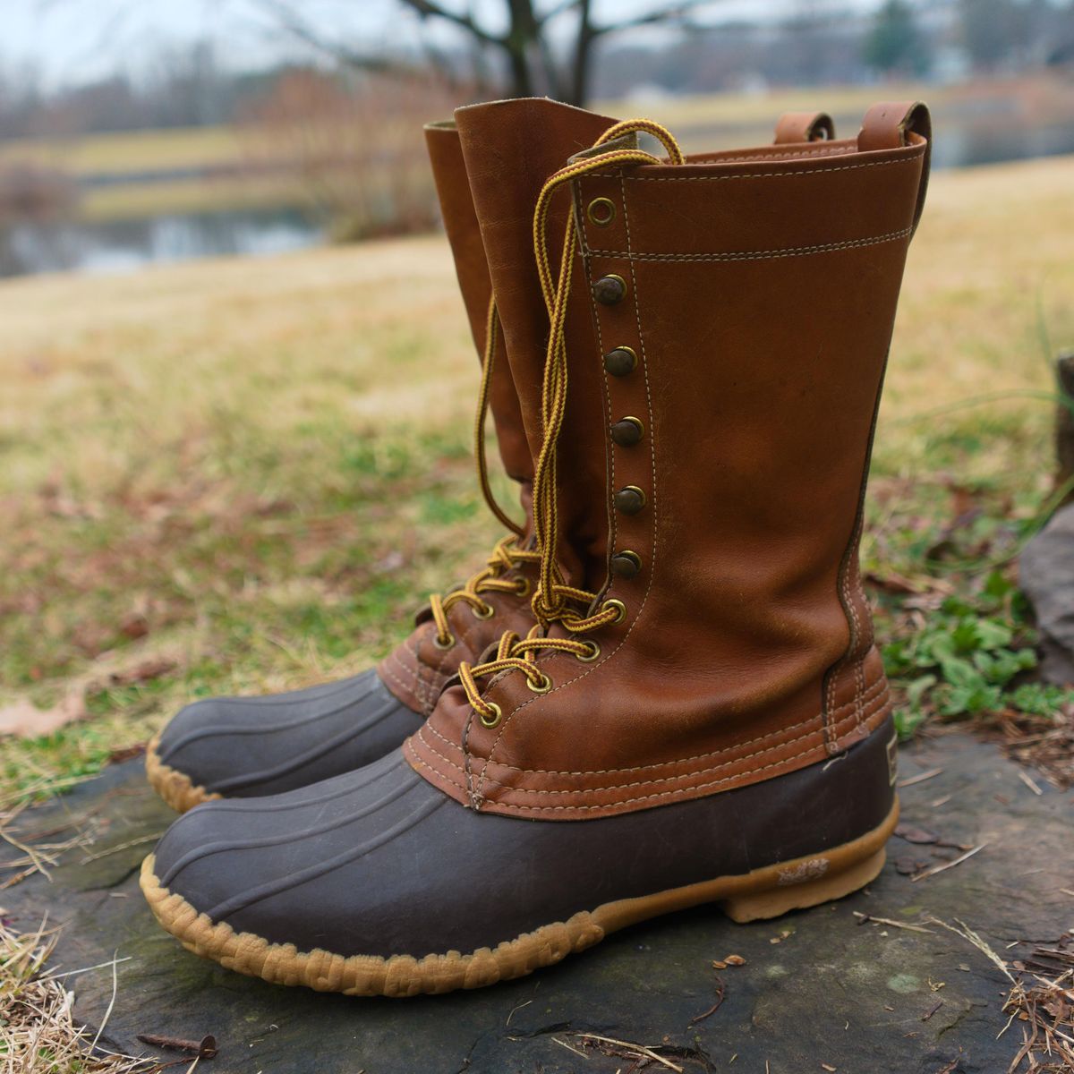 Photo by feetpics on March 4, 2026 of the L.L.Bean Maine Hunting Shoe 12" in Unknown Leather.